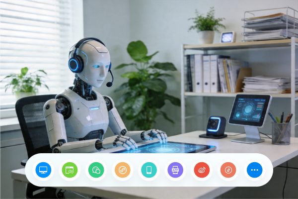 多渠道融合智能客服解决方案，统一服务入口，提升企业服务效率