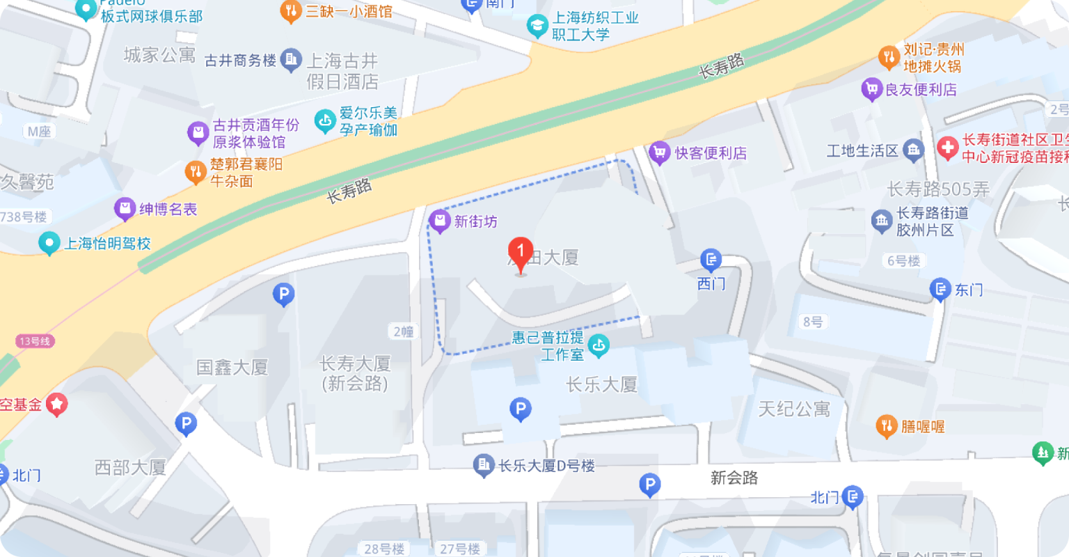 上海分公司地图